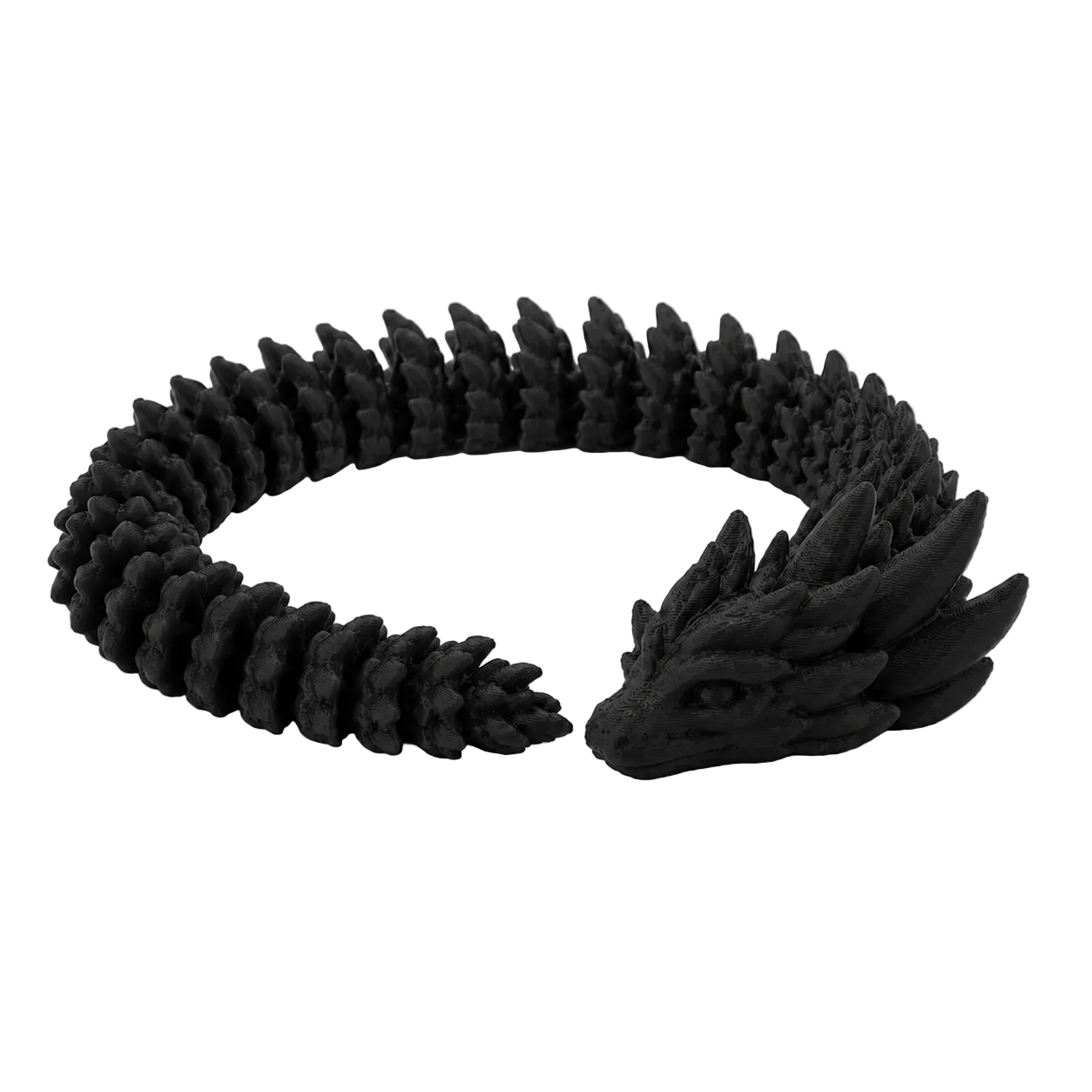 The Dragon in Black — overhead view