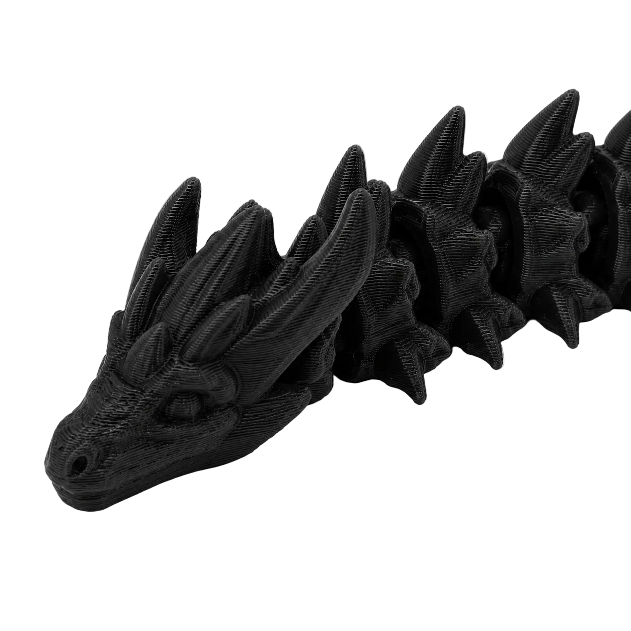 The Dragon in Black — head close-up
