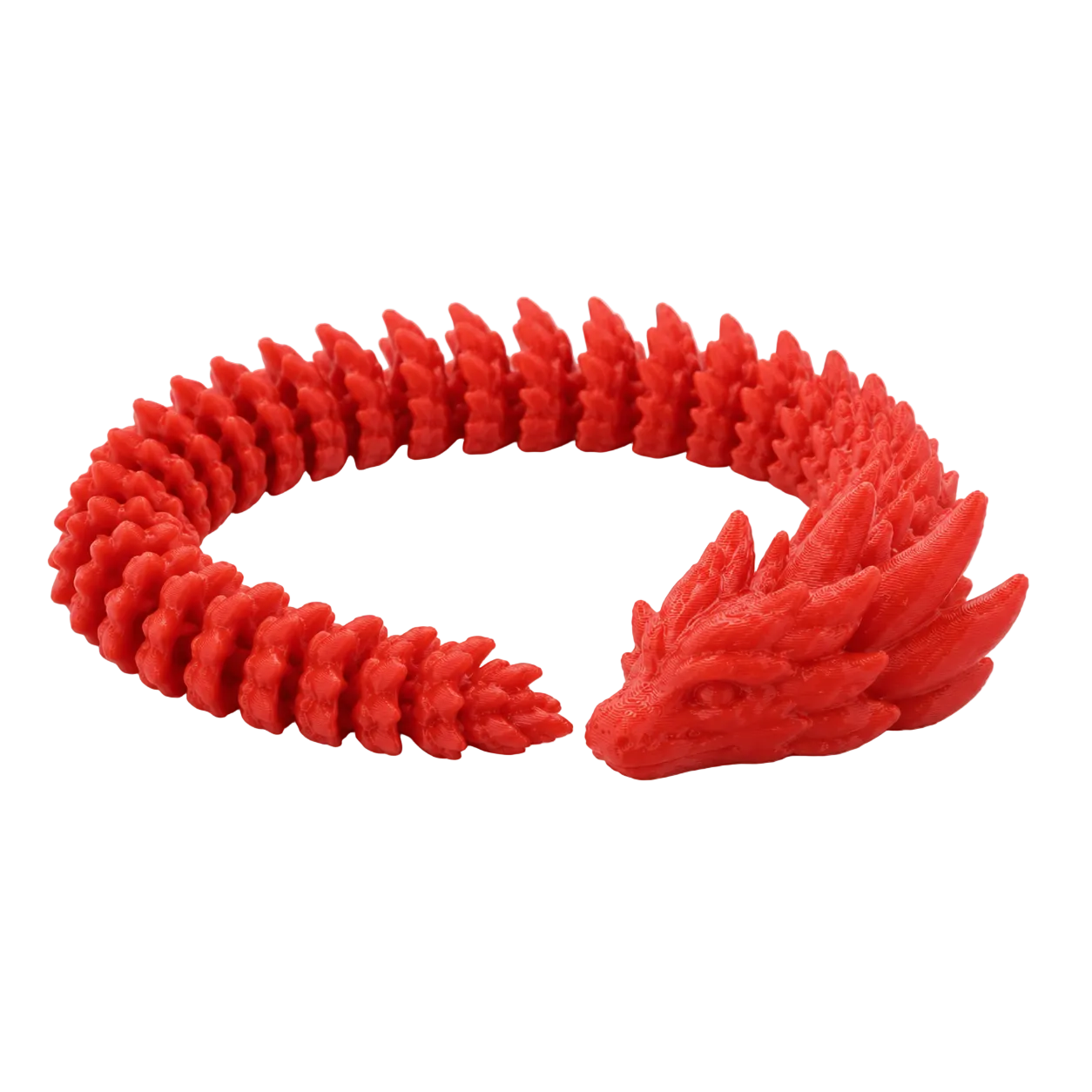 The Dragon in Red — overhead view