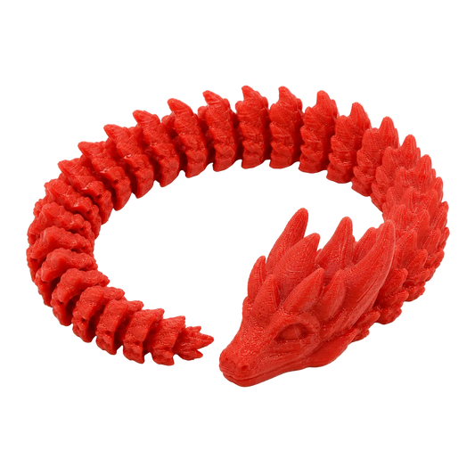 The Dragon — side view, coiled